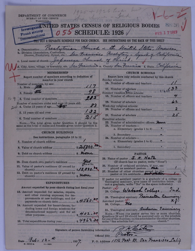 Scan of Presbyterian Church in the United States of America: 8826