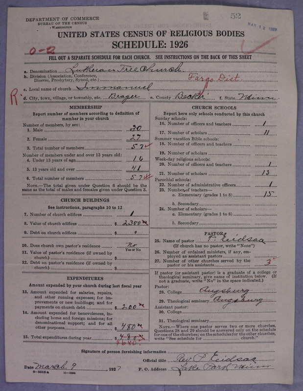 Scan of Lutheran Free Church: 52