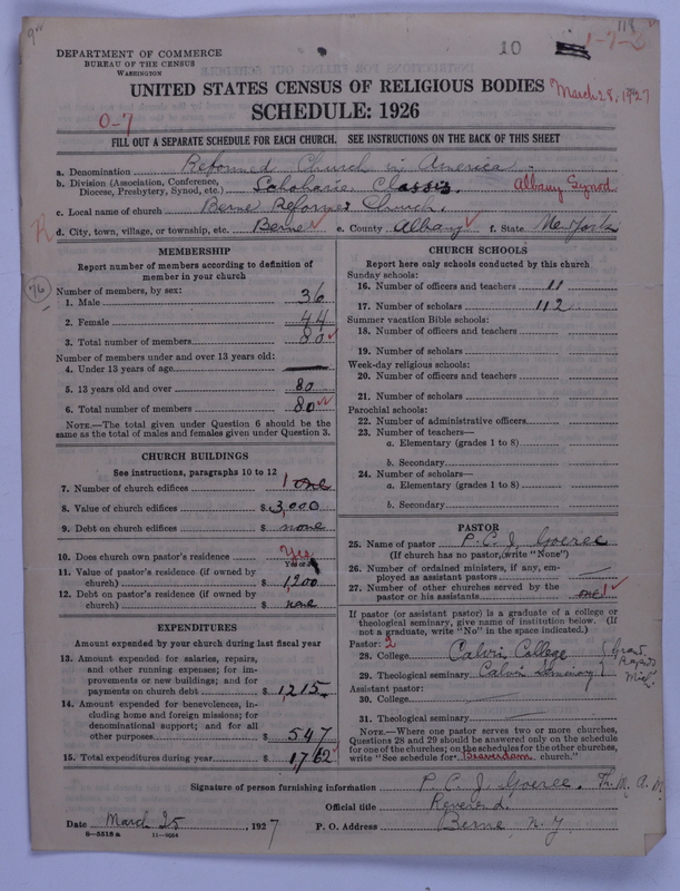 Scan of Reformed Church in America: 10