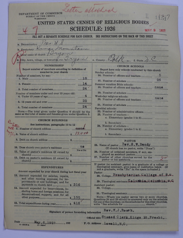 Scan of Presbyterian Church in the United States: 1151