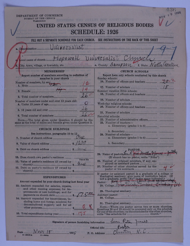 Scan of Universalist Church: 436