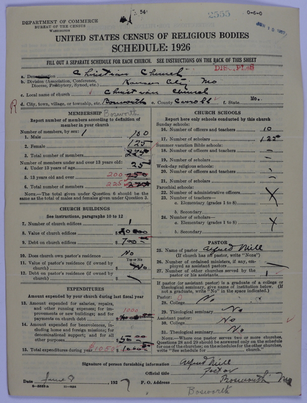 Scan of Disciples of Christ: 2555