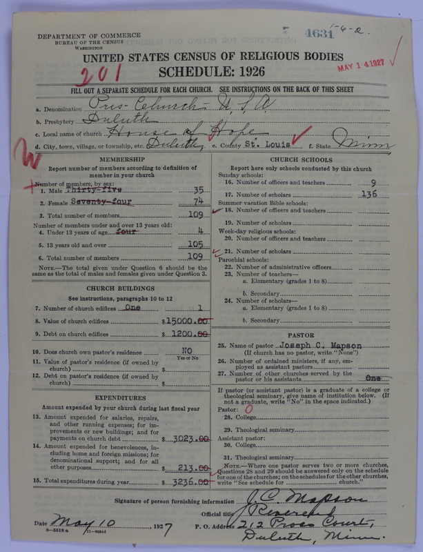 Scan of Presbyterian Church in the United States of America: 4631