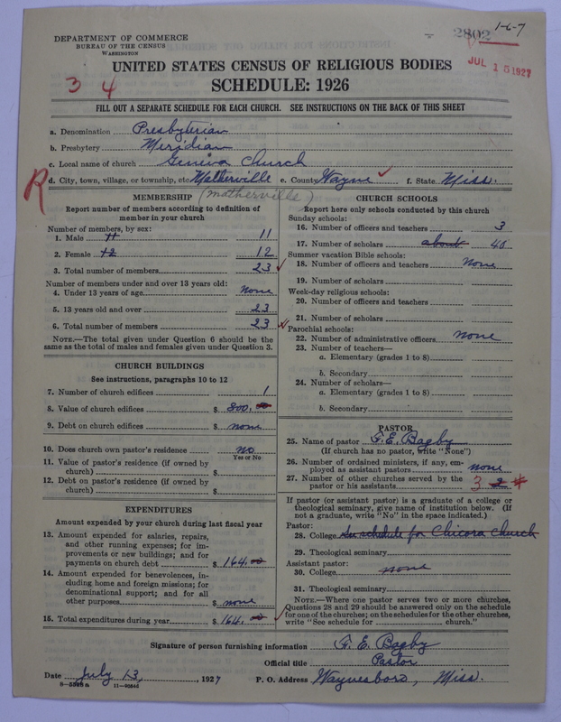 Scan of Presbyterian Church in the United States: 2802