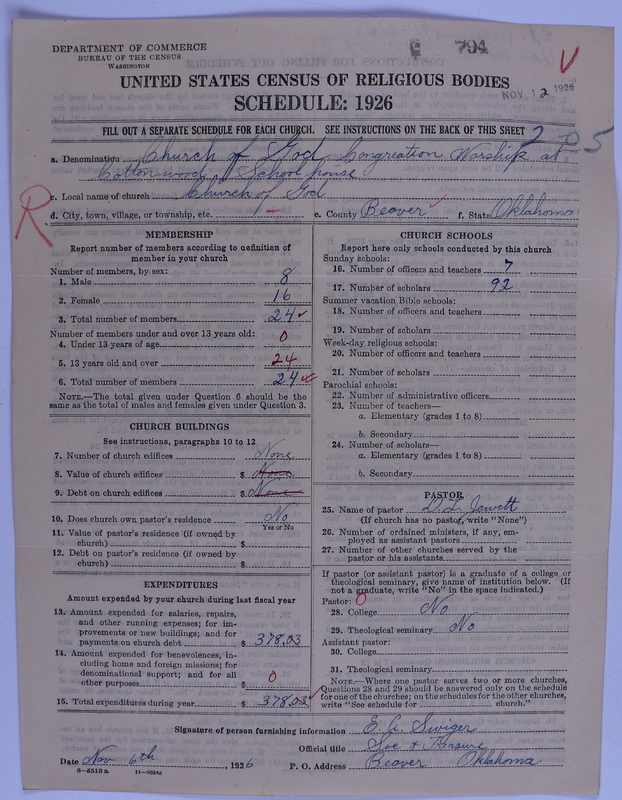 Scan of Church of God (Headquarters, Anderson, Ind.): 794