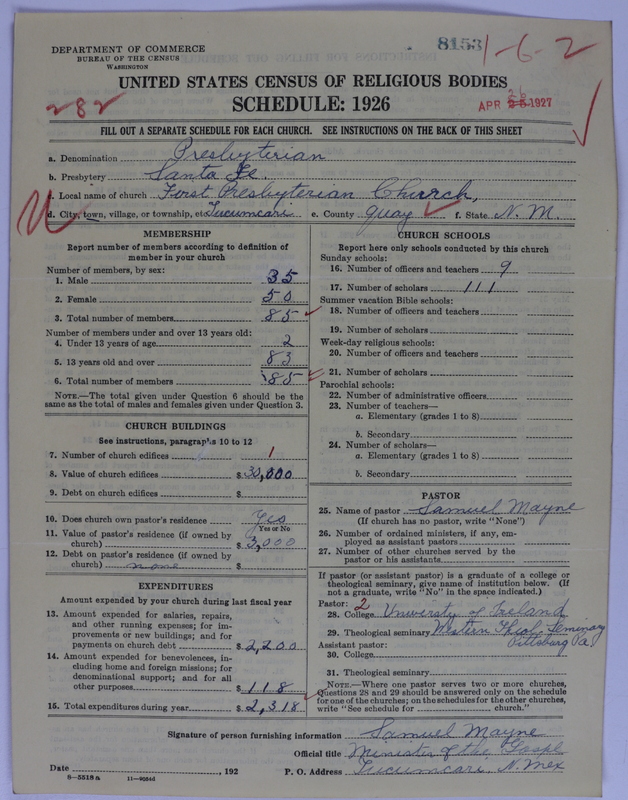 Scan of Presbyterian Church in the United States of America: 8153
