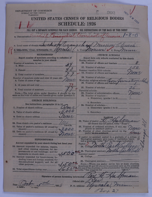 Scan of Swedish Evangelical Mission Covenant of America: 202
