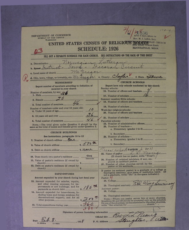 Scan of Norwegian Lutheran Church of America: 1236