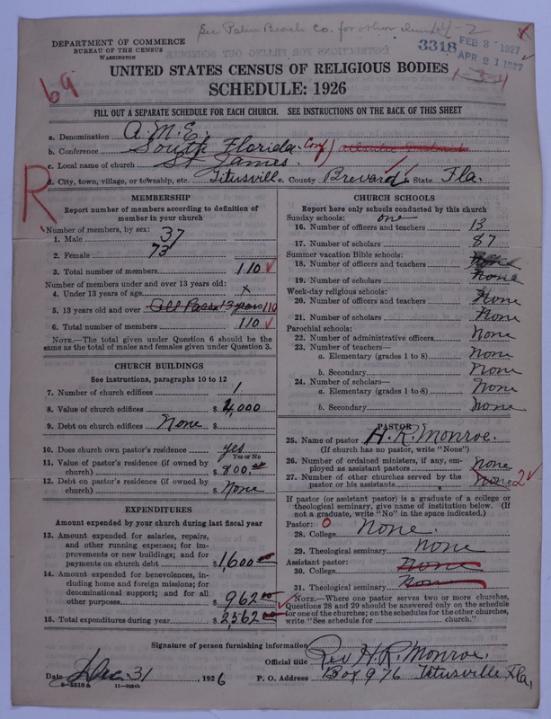 Scan of African Methodist Episcopal Church: 3318