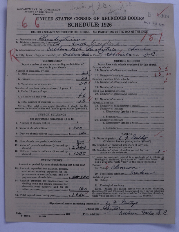 Scan of Presbyterian Church in the United States: 1309