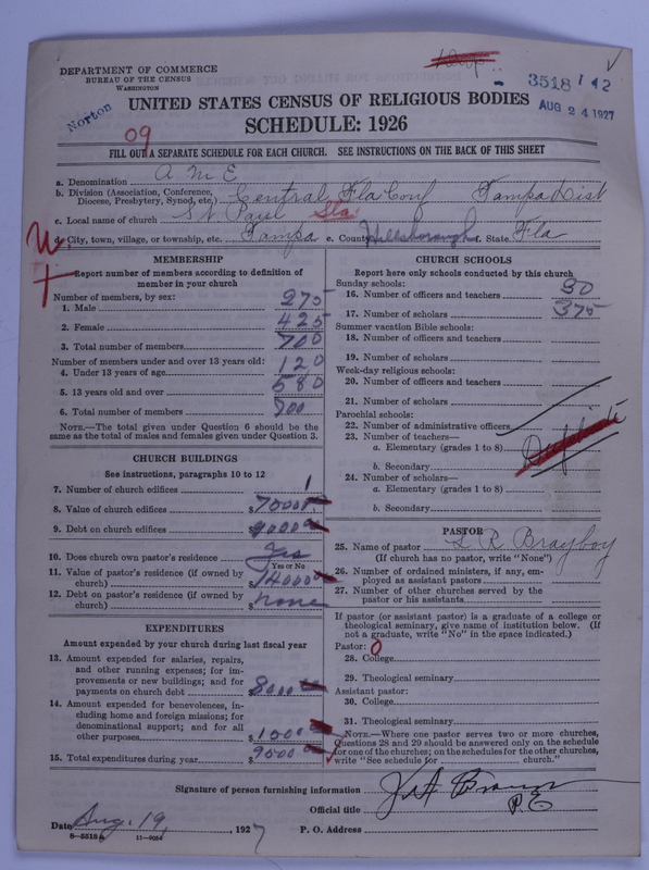 Scan of African Methodist Episcopal Church: 3518