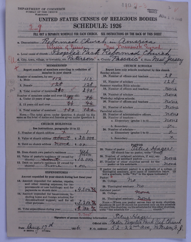 Scan of Reformed Church in America: 410