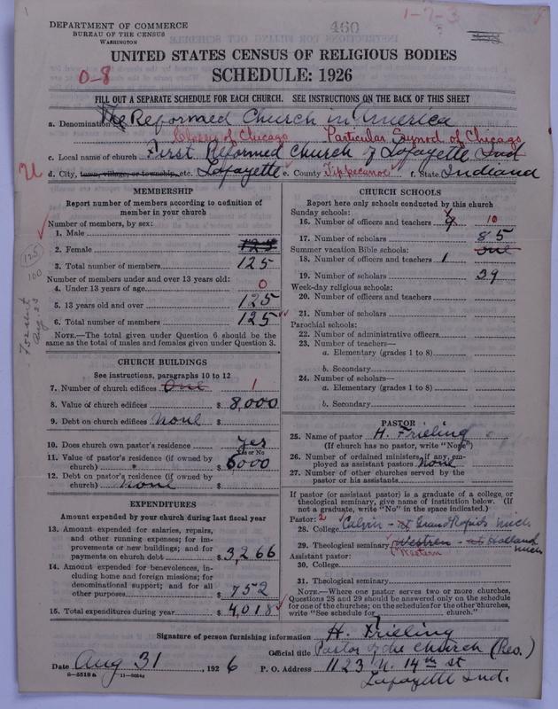 Scan of Reformed Church in America: 460