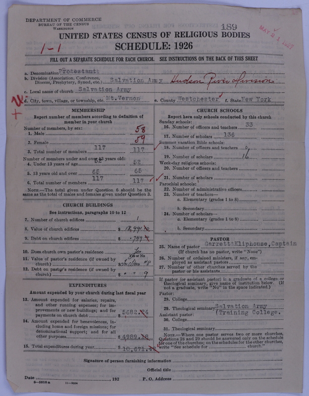 Scan of Salvation Army: 189