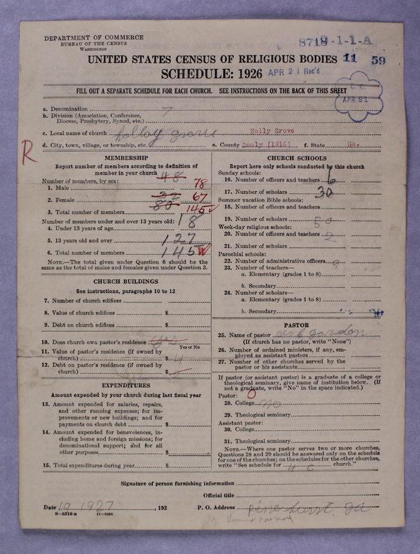 Scan of Negro Baptists: 8718