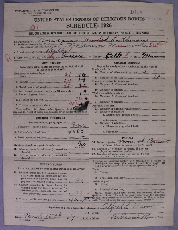 Scan of Norwegian Lutheran Church of America: 1011