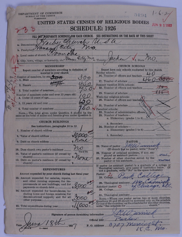 Scan of Presbyterian Church in the United States of America: 5194