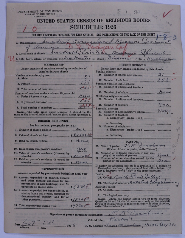 Scan of Swedish Evangelical Mission Covenant of America: 96