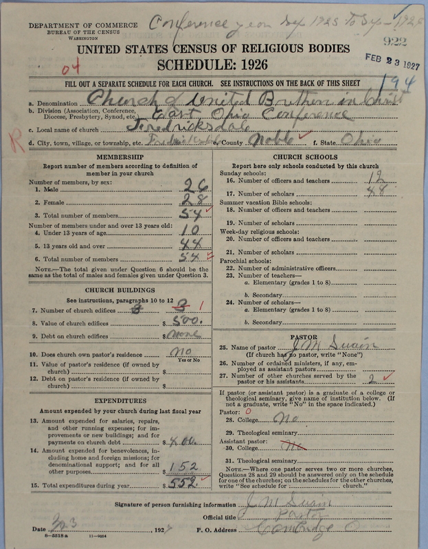 Scan of Church of the United Brethren in Christ: 922