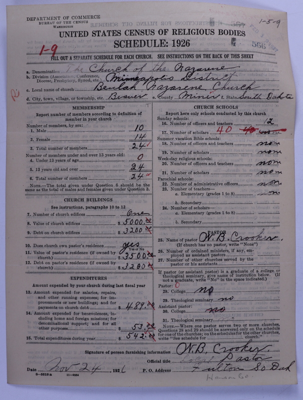 Scan of Church of the Nazarene: 566