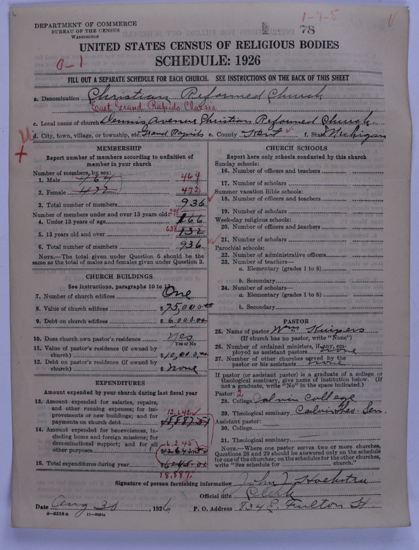 Scan of Christian Reformed Church: 78