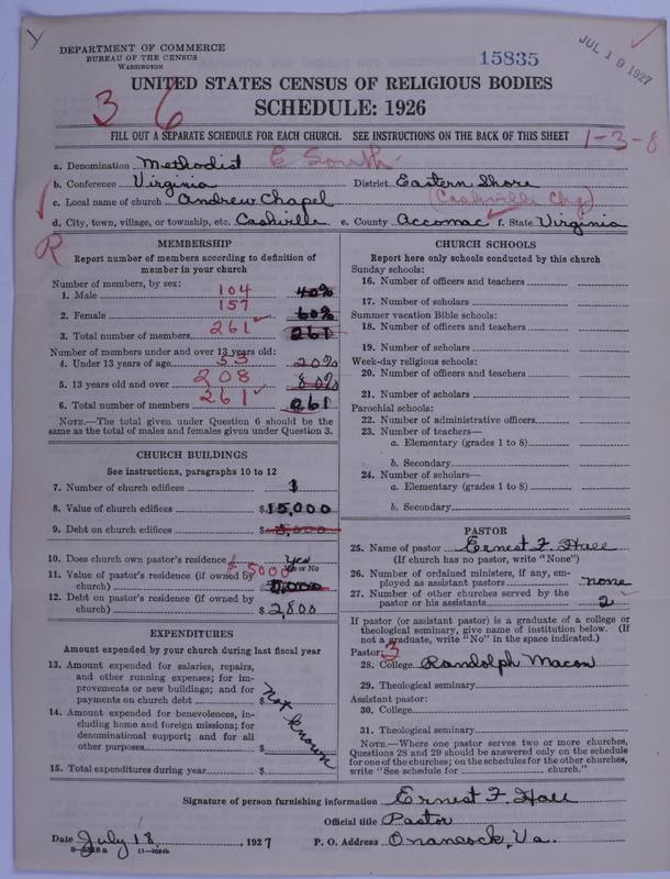 Scan of Methodist Episcopal Church, South: 15835