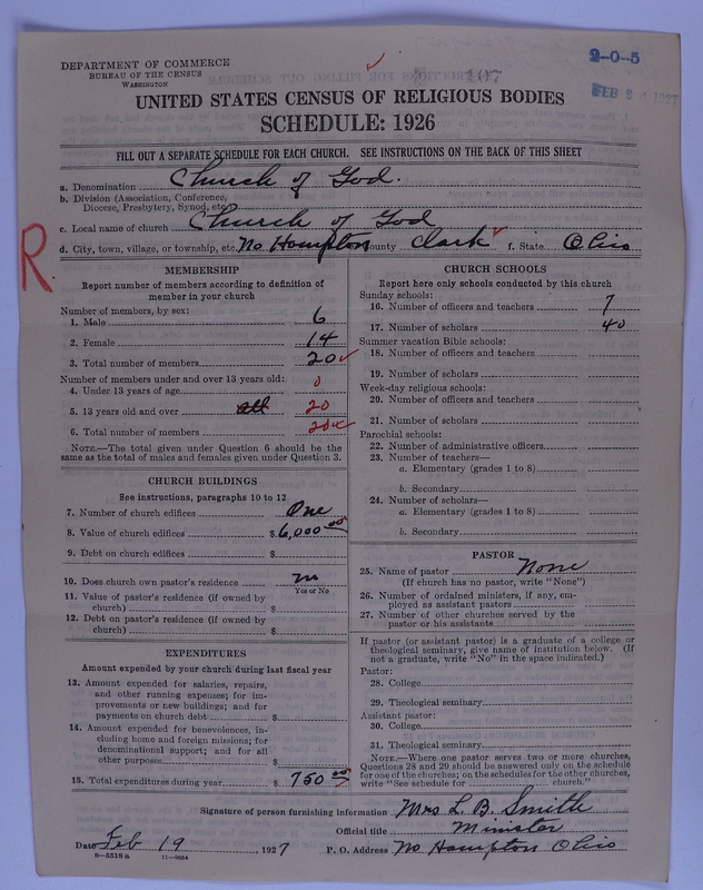 Scan of Church of God (Headquarters, Anderson, Ind.): 107