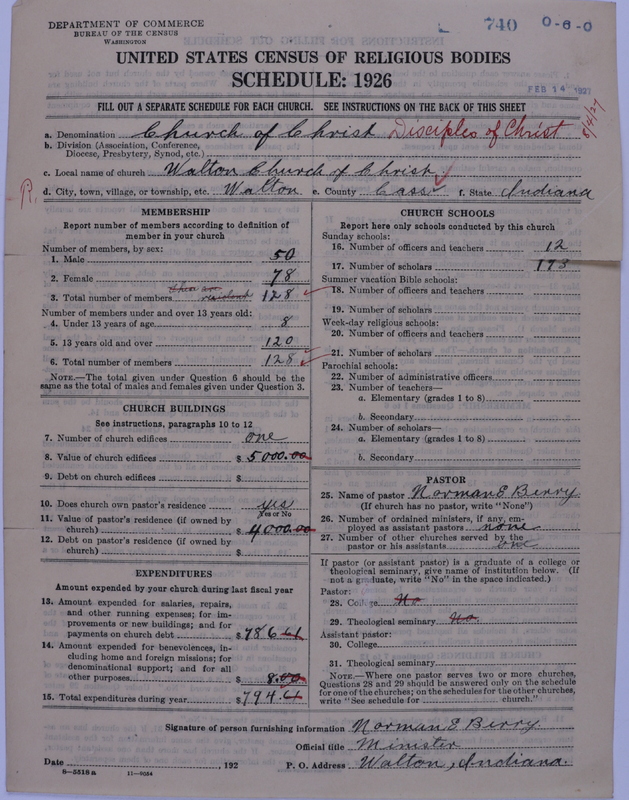 Scan of Disciples of Christ: 740
