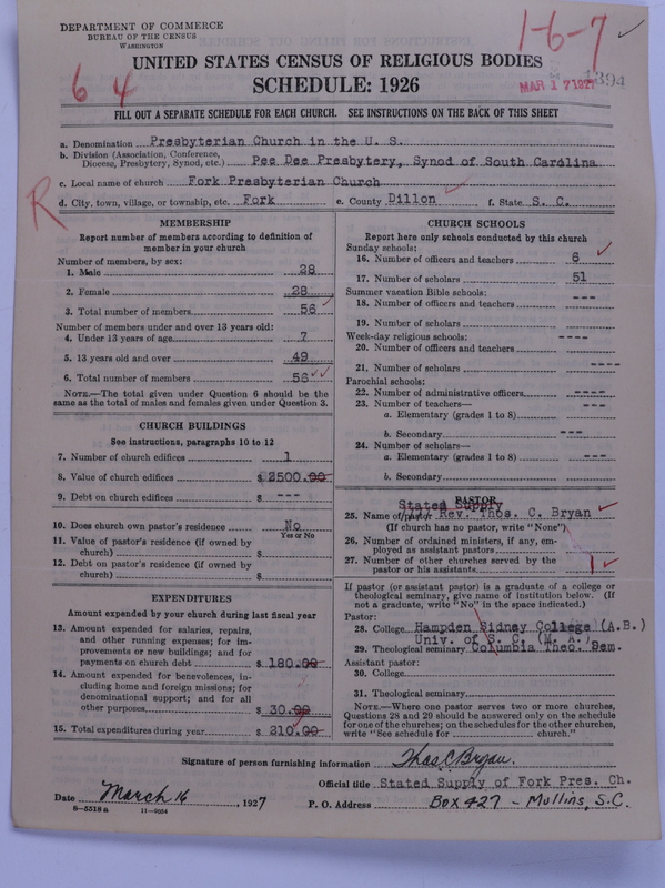 Scan of Presbyterian Church in the United States: 1394