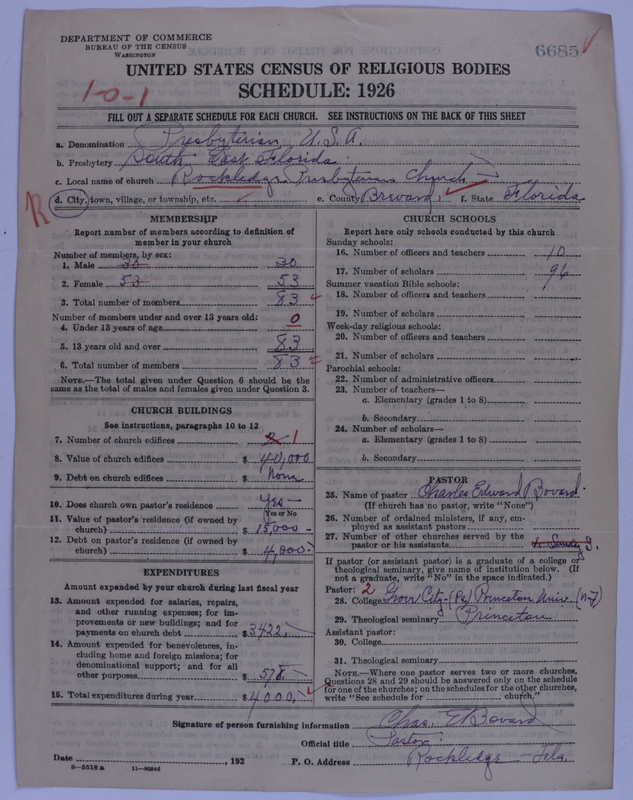 Scan of Presbyterian Church in the United States of America: 6685