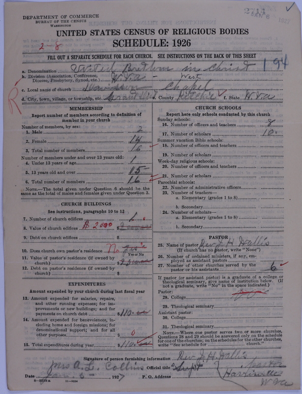 Scan of Church of the United Brethren in Christ: 2714