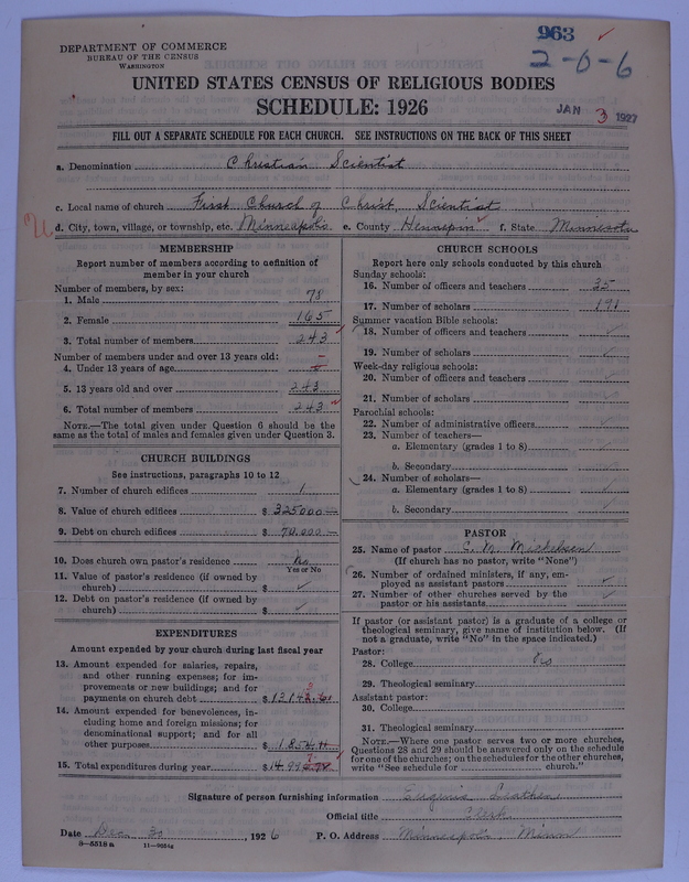 Scan of Church of Christ, Scientist: 963