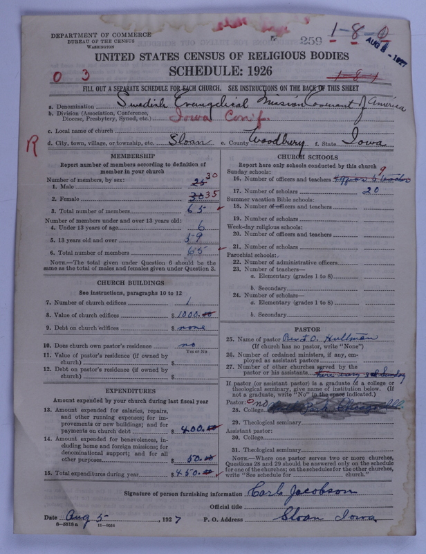 Scan of Swedish Evangelical Mission Covenant of America: 259