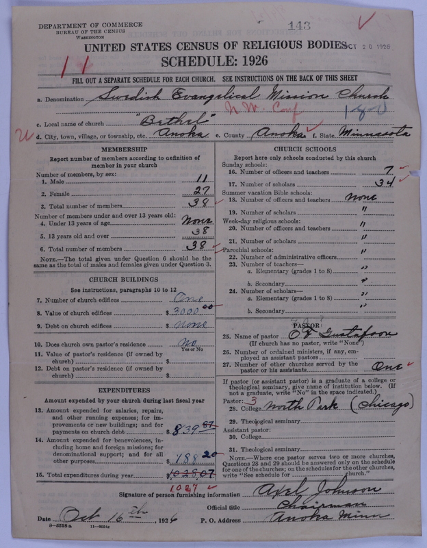 Scan of Swedish Evangelical Mission Covenant of America: 143