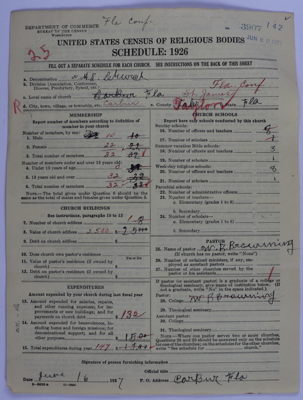 Scan of African Methodist Episcopal Church: 3907