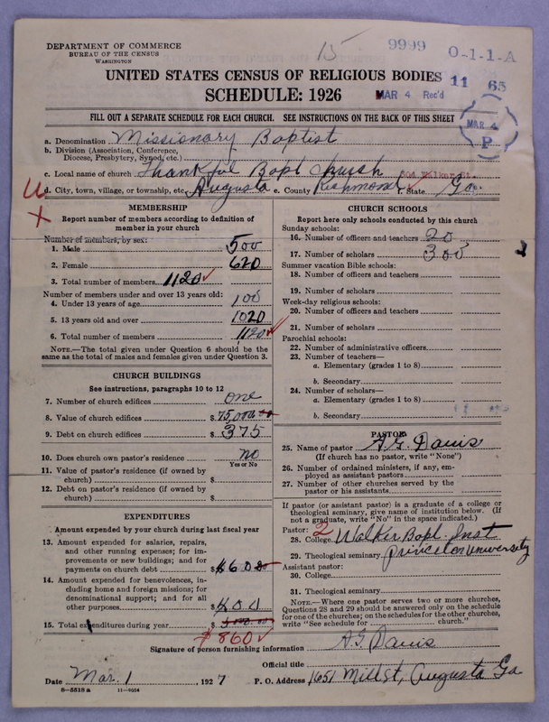 Scan of Negro Baptists: 9999