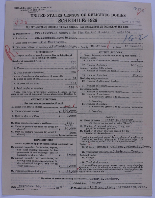 Scan of Presbyterian Church in the United States of America: 6934
