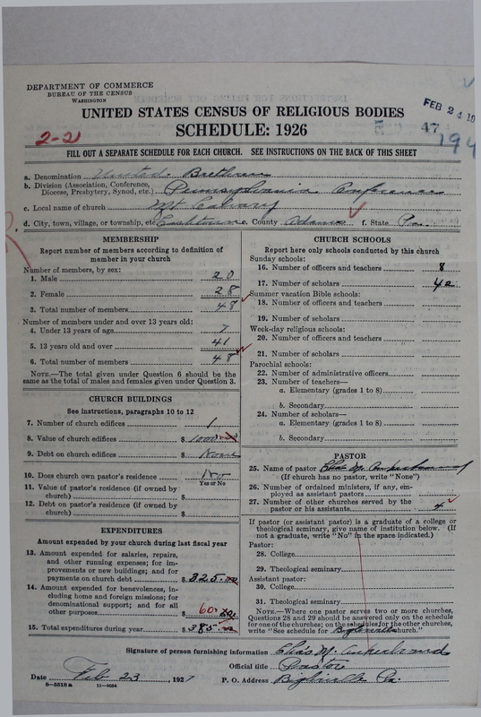 Scan of Church of the United Brethren in Christ: 47