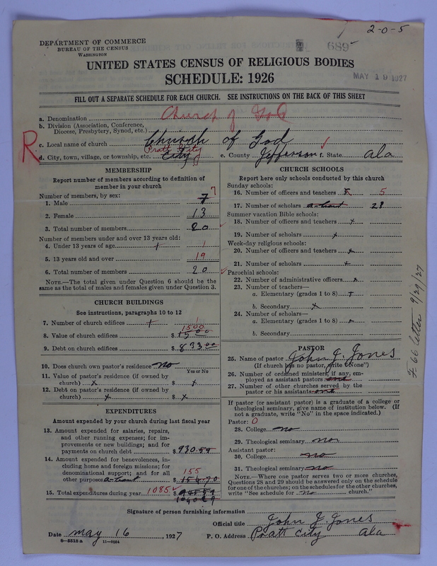 Scan of Church of God (Headquarters, Anderson, Ind.): 689
