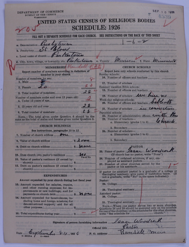 Scan of Presbyterian Church in the United States of America: 4539