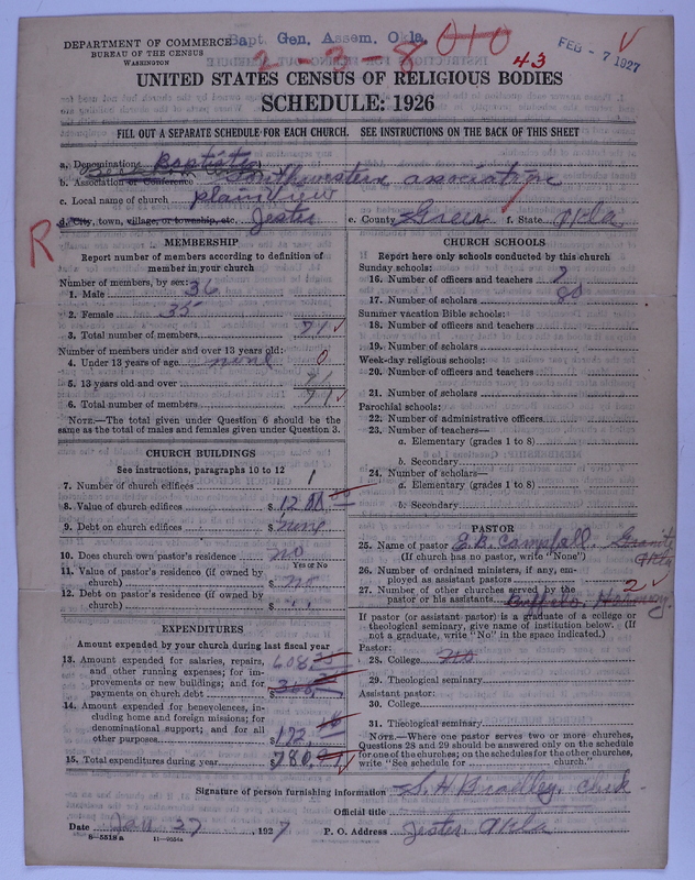 Scan of Missionary Baptist General Assembly of Oklahoma: 43