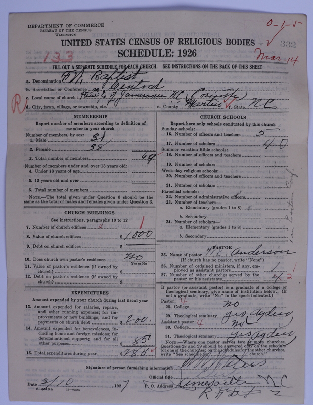 Scan of Free Will Baptists: 332