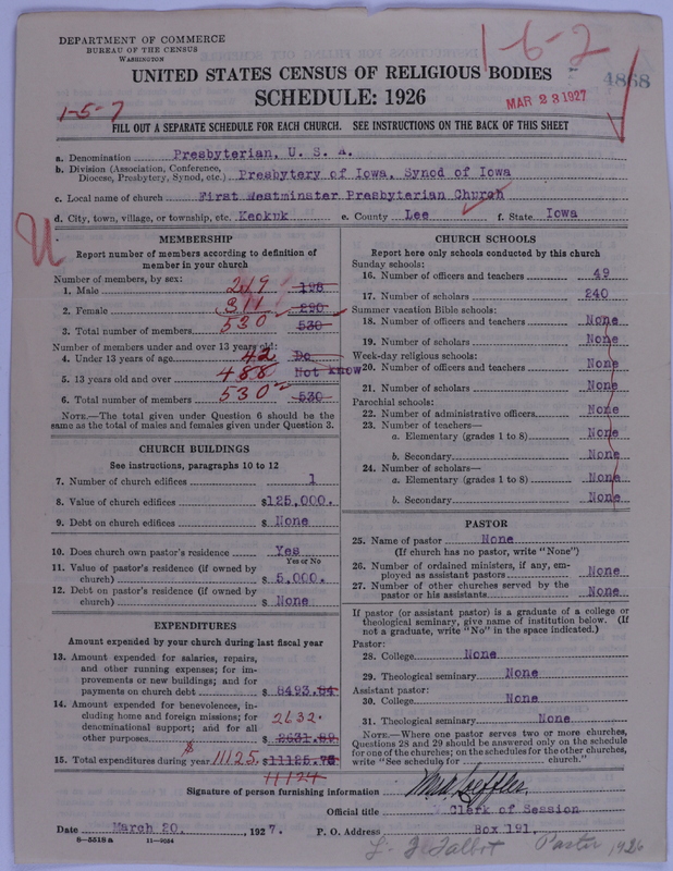 Scan of Presbyterian Church in the United States of America: 4868