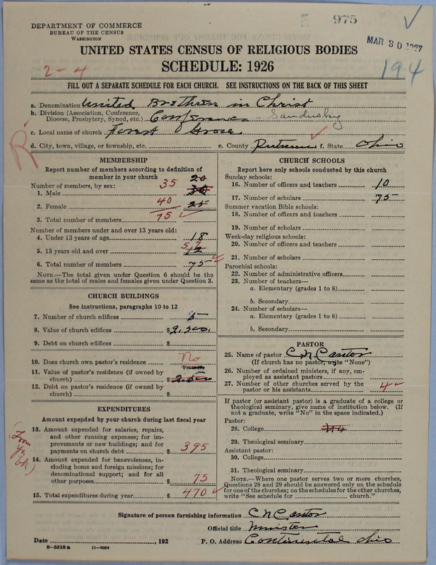 Scan of Church of the United Brethren in Christ: 975