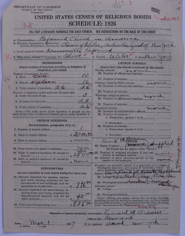 Scan of Reformed Church in America: 257
