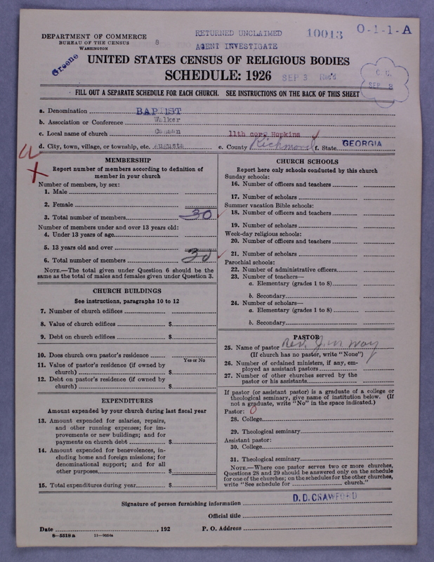 Scan of Negro Baptists: 10013