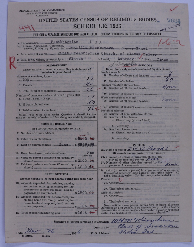 Scan of Presbyterian Church in the United States of America: 7684