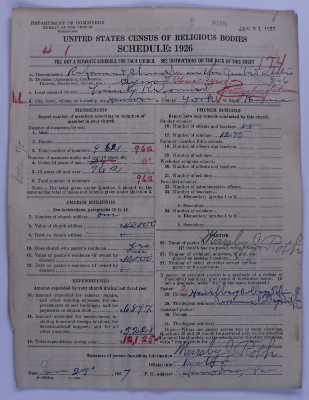 Scan of Reformed Church in the United States: 898