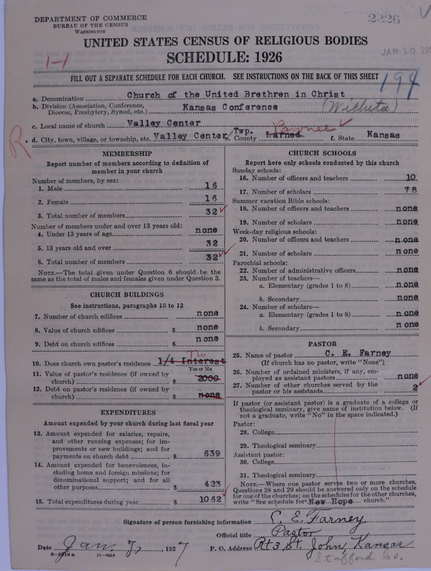 Scan of Church of the United Brethren in Christ: 2226