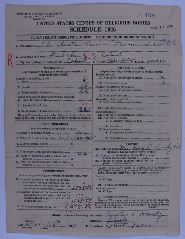 Scan of Church of Christ, Scientist: 798